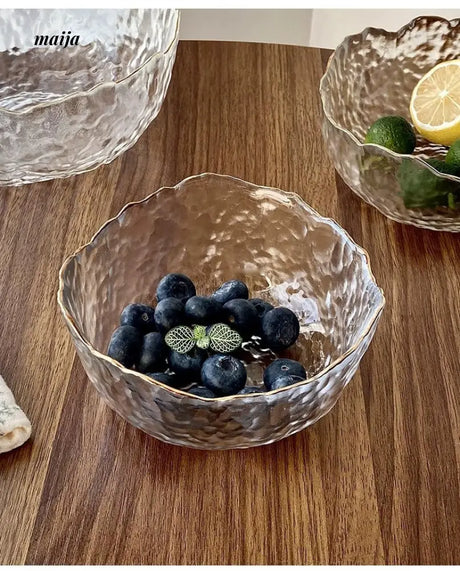 BANKE Transparent Crystal Glass Salad Bowl from BANKE