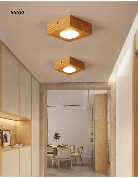 CH LIGHTING Modern Wooden LED Corridor Ceiling Light from CH LIGHTING
