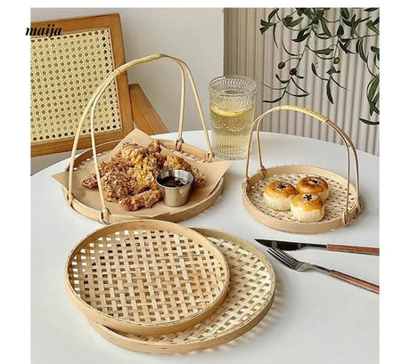 BANKE Creative Handmade Multi-Layer Bamboo Basket from BANKE