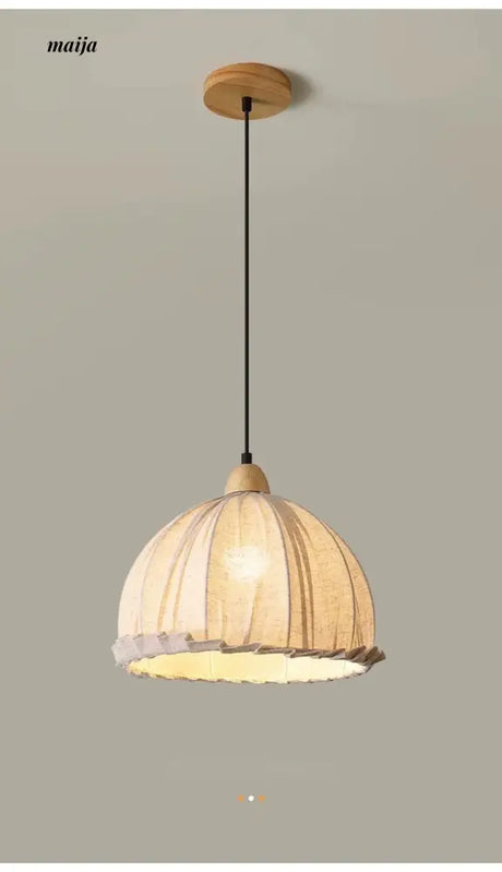 ZHONGSHAN Wabi-Sabi Linen Chandelier for Tea Room from ZHONGSHAN