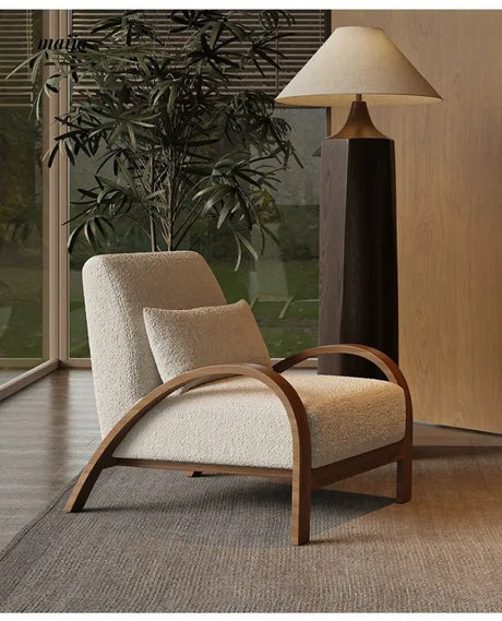 SMALL HIBISCUS Cream Balcony Sofa Chair from SMALL HIBISCUS