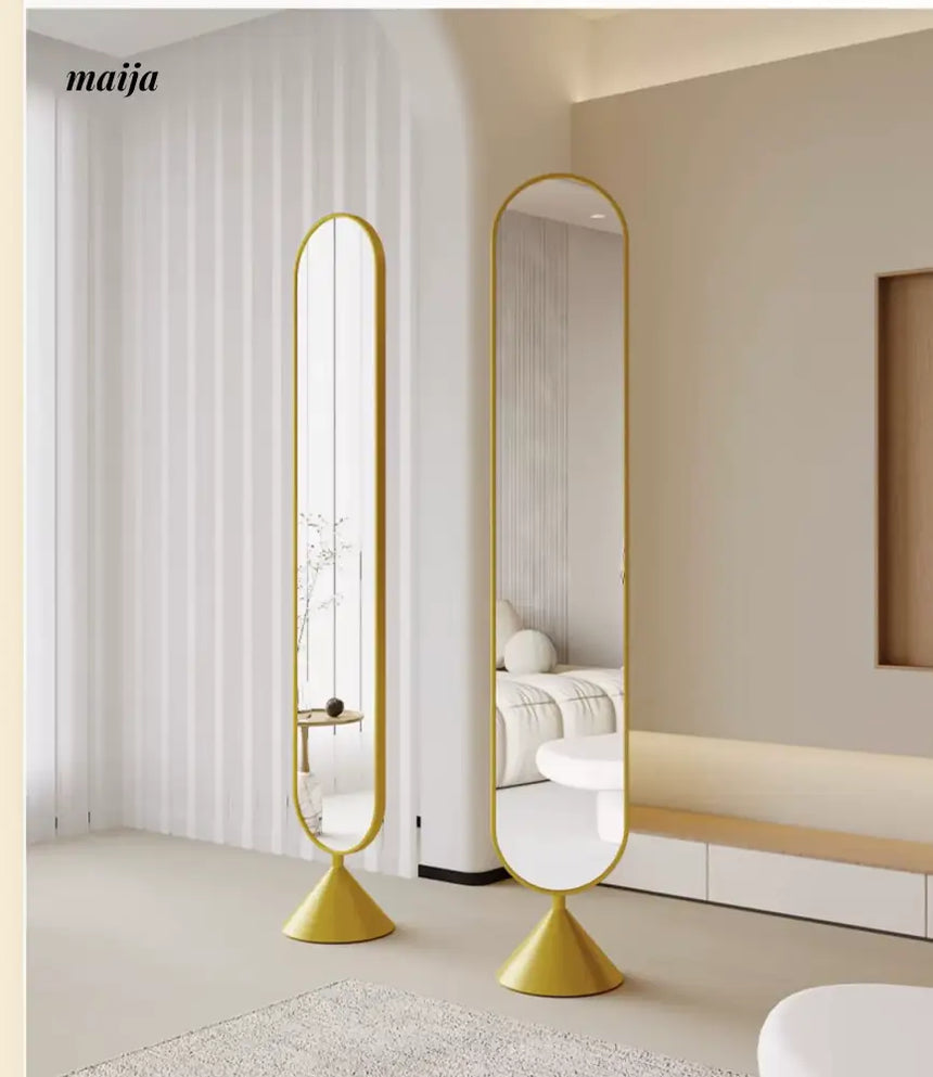 YUJIA Rotating Dressing Mirror Nordic Luxury Style from YUJIA