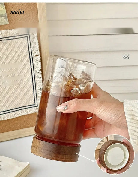 BANKE Portable Glass Tea Cup with Lid from BANKE