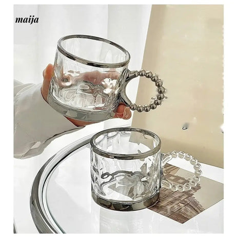BANKE Silver Advanced Glass Coffee Cup from BANKE