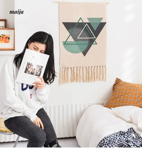 MAN YUE HOME Hanging Nordic INS Tapestry for Dormitory Bedroom from MAN YUE HOME