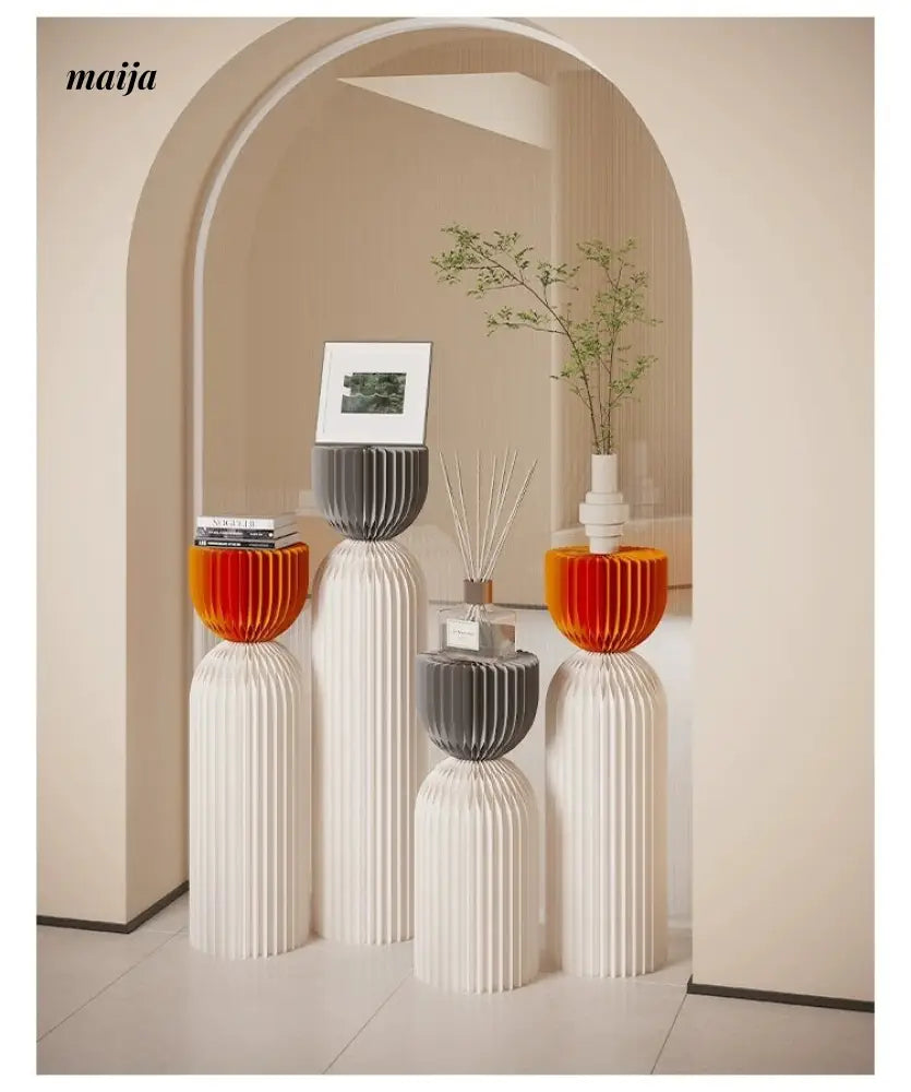SHIBA Paper Foldable Two Toned Display Stand from Shiba Paper