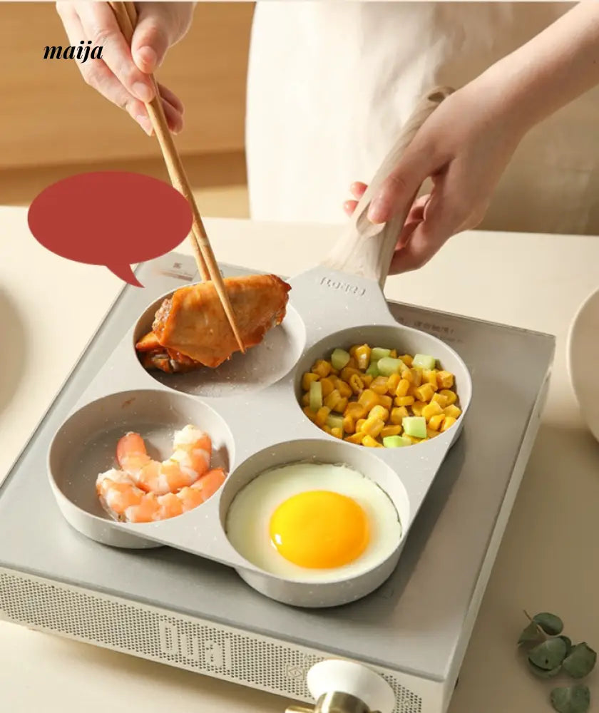 CAROTE Four-Hole Breakfast Pan for Eggs from CAROTE