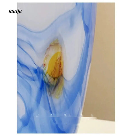 GUIFOU Blue Texture Glass Vase from GUIFOU