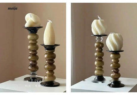 GUIFOU Gold Handmade Candle Holder from GUIFOU