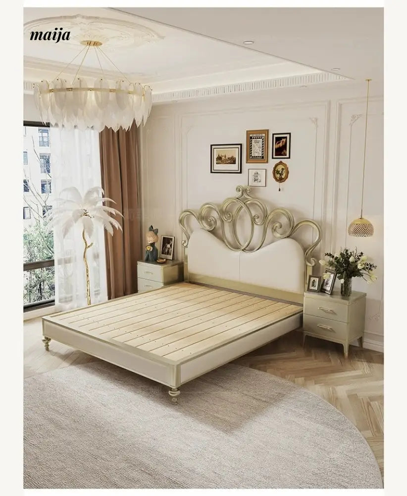 JANE FINA Princess Frame Solid Wood Bed from JANE FINA
