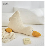 MAN YUE HOME Duck-Themed Cartoon Sofa Pillow for Bed Use from MAN YUE HOME