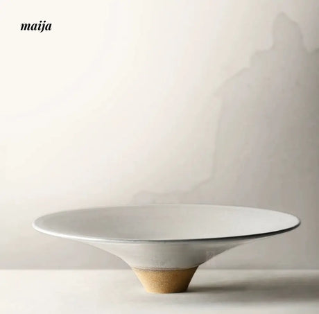 JOTO High Footed Ceramic Plate Italian Pasta Plate from JOTO