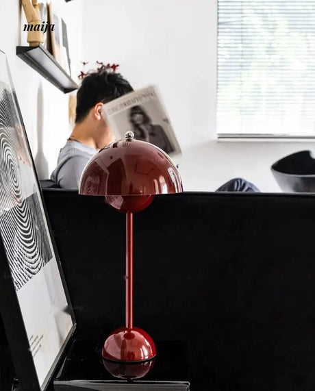 LYNN Scandinavian Clove Mushroom Table Lamp from Lynn's Lamp
