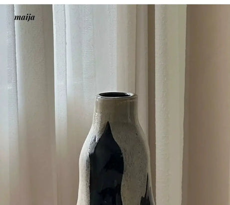GUIFOU Wabi Sabi Handmade Glazed Vase from GUIFOU