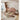 JANE FINA Cream Velvet Fabric Bed from JANE FINA