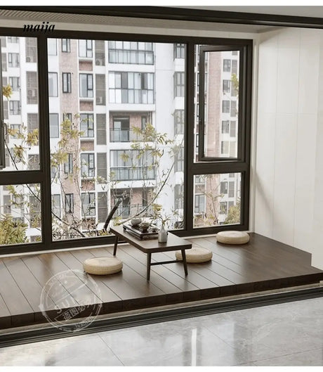 SUNX Japanese Solid Wood Tea Table from SUNX