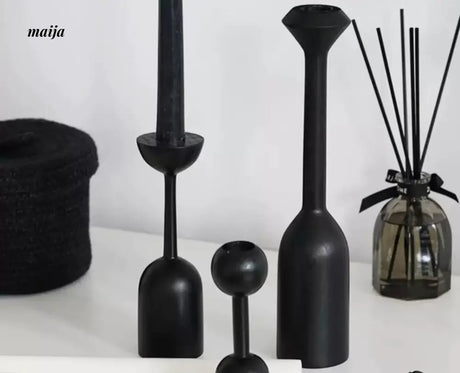 HOMESIDE Solid Wood Candle Set from HOMESIDE