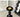 BANKE Retro Black Glossy Candle Decorations from BANKE