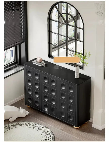 FEEL Large Capacity Black Shoe Cabinet from FEEL