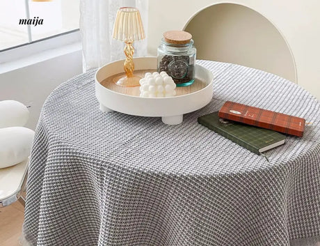 MAN YUE HOME Japanese Rectangular Cotton Coffee Tablecloth from MAN YUE HOME