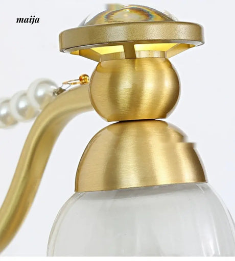 NANCY French Copper Chandelier Bathroom Mirror Light from NANCY