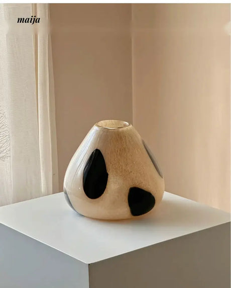 GUIFOU Glazed Line Glass Vase Set from GUIFOU