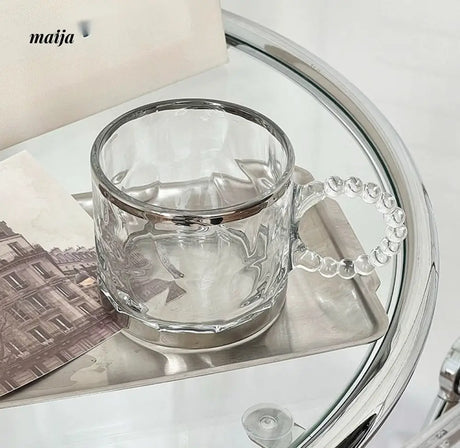 BANKE Silver Advanced Glass Coffee Cup from BANKE