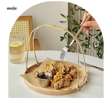 BANKE Creative Handmade Multi-Layer Bamboo Basket from BANKE