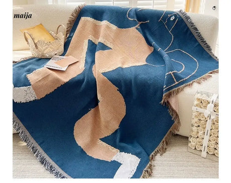 MAN YUE HOME INS Art Blanket for Sofa or Living Room Use from MAN YUE HOME