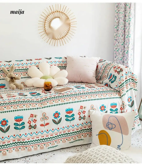 MAN YUE HOME Bermian Wind Sofa Blanket with Towel Cover from MAN YUE HOME