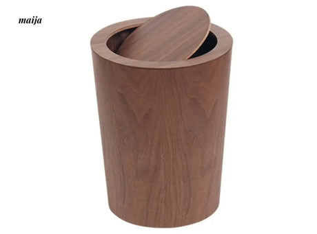 MUSN MUJI Wooden Trash Bin from MUSN