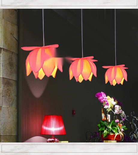 ZHONGSHAN Lotus Chandelier for Zen Restaurant from ZHONGSHAN