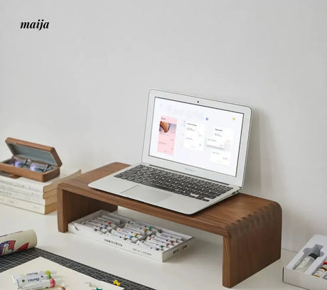 KIMACHI Simple Wooden Monitor Stand from KIMACHI