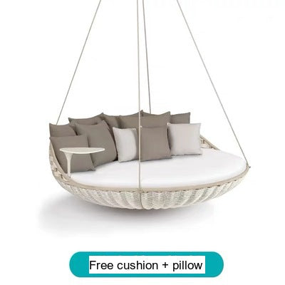 DIME GARDEN Elowen Cozy Stylish Hanging Basket Rocker from DIME GARDEN