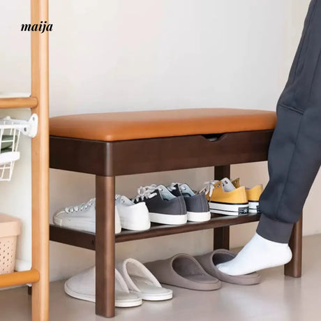 Flynn Shoe Changing Bench with Storage from maija