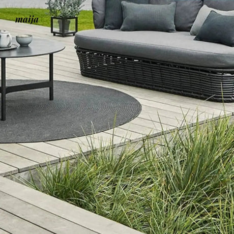 GERMAIN Estelle Rattan Sun Lounger from GERMAIN