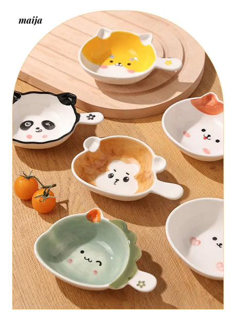 Cute Animal Small Sauce Plate from Kumagai Group