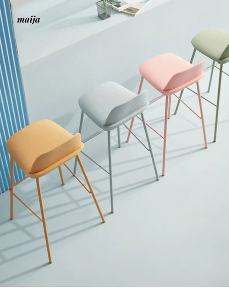 (Set of 2) Evie Pastel Bar Stool from maija