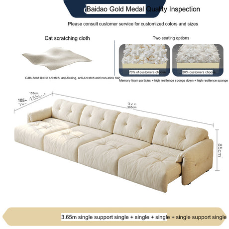 FASATI Orlando Plush Telescopic Sofa Cloud from FASATI