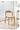 MIKA White Oak Backrest Dining Chair from MIKA
