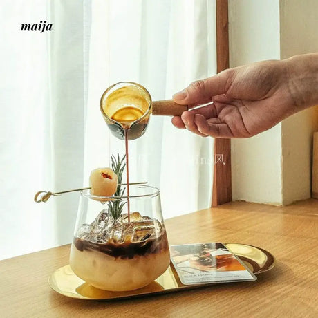 BANKE Japanese Mini Glass Milk Cup with Handle from BANKE