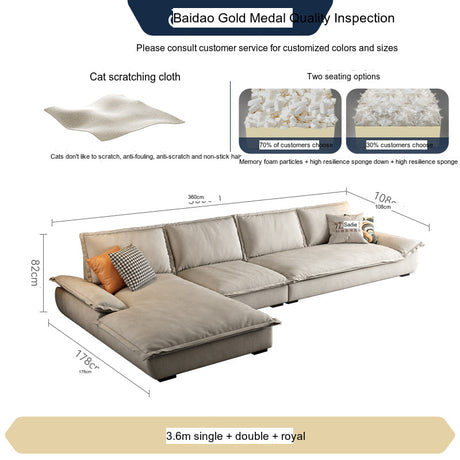 FASATI Isolde Cozy Creamy Corner Sofa from FASATI