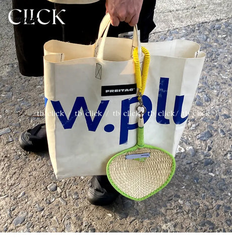 CLICK Handwoven Panaki Fan Cute Portable Accessory from CLICK