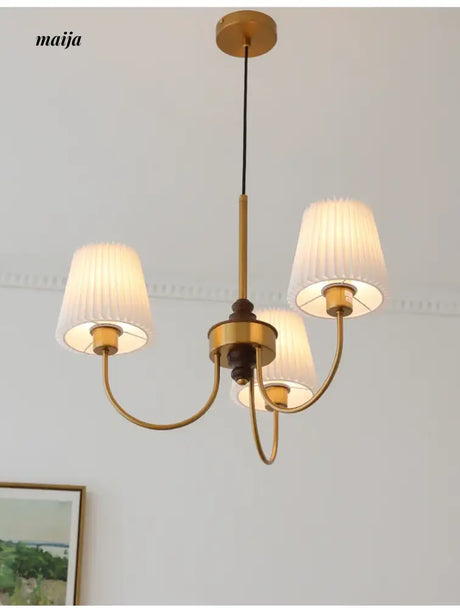 NANCY French Retro Chandelier Modern Bedroom Lamp from NANCY