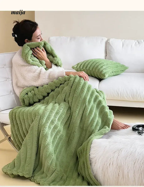 Rabbit Plush Blanket from maija