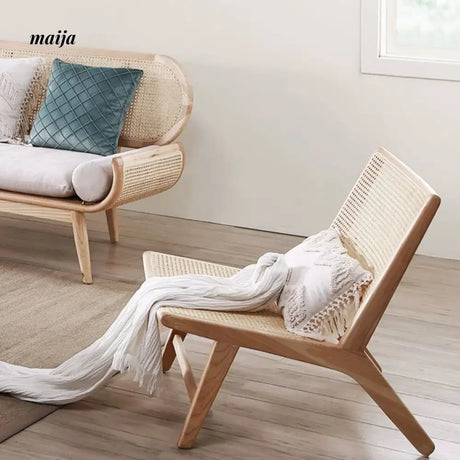 RATTAN CRAFTSMAN Single Lazy Rattan Chair from RATTAN CRAFTSMAN