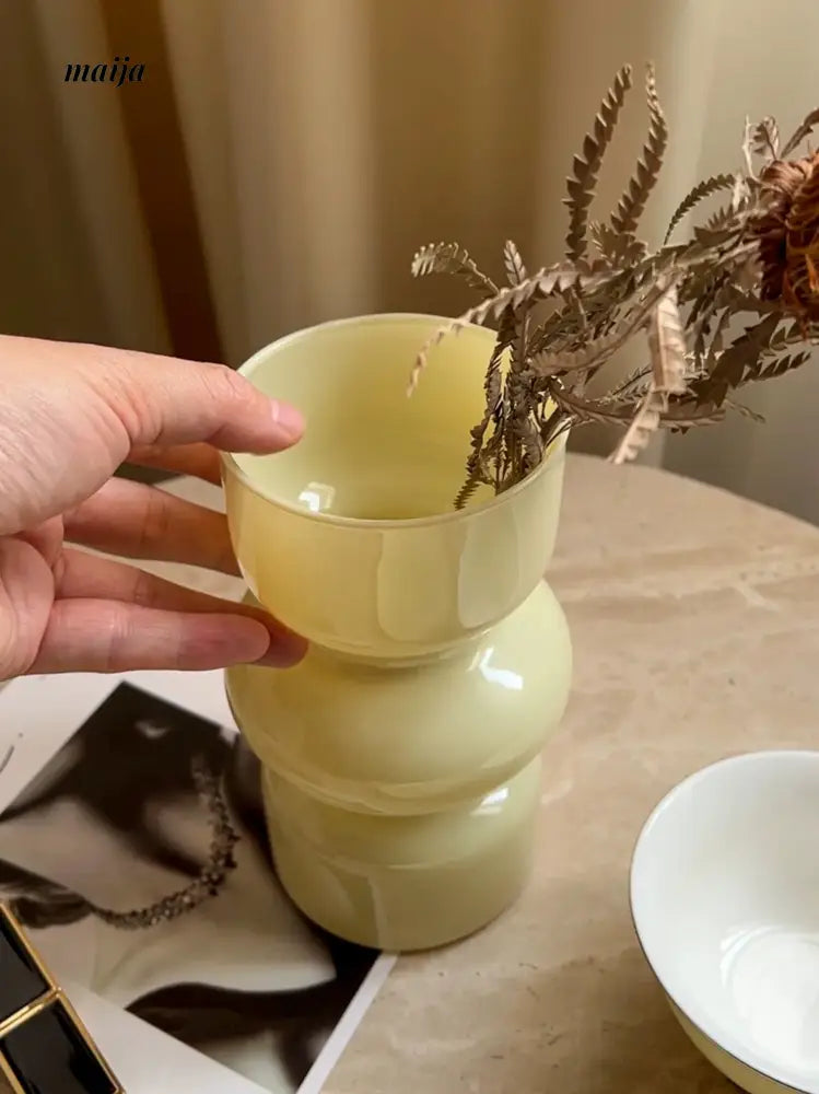 LIVETAI Glossy Jade Vase from maija
