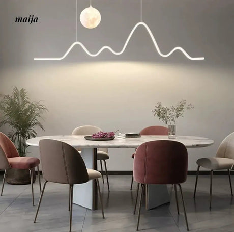 GVG Moon and Mountain Ceiling Lamp from GVG