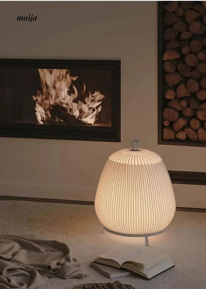 Bird Cage Round Table Lamp from maija