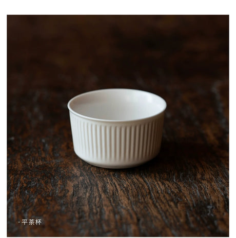 MUMO Mia White Porcelain Ceramic Tea Cup from MUMO